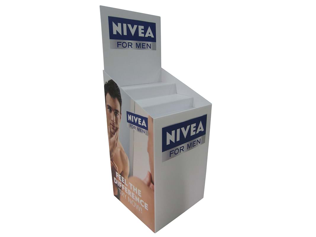 Tiered long life dump bin for retail