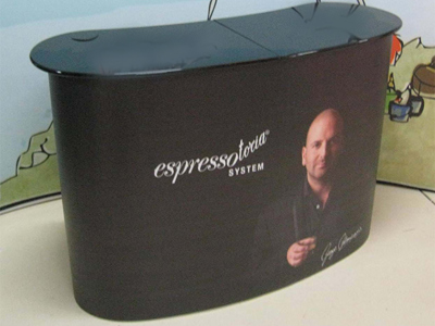 Sales Station with Gloss Black Top