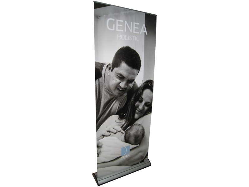 recycled pull-up banner stand