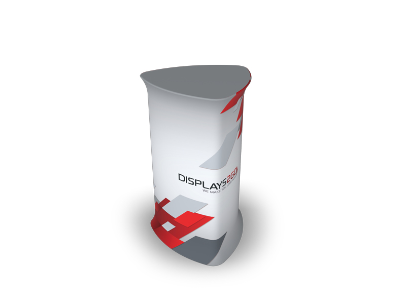 Triangular counter with graphics