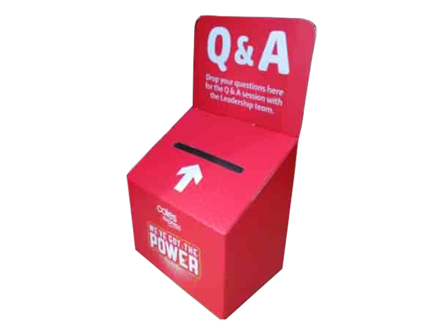 Entry Box Cardboard Small