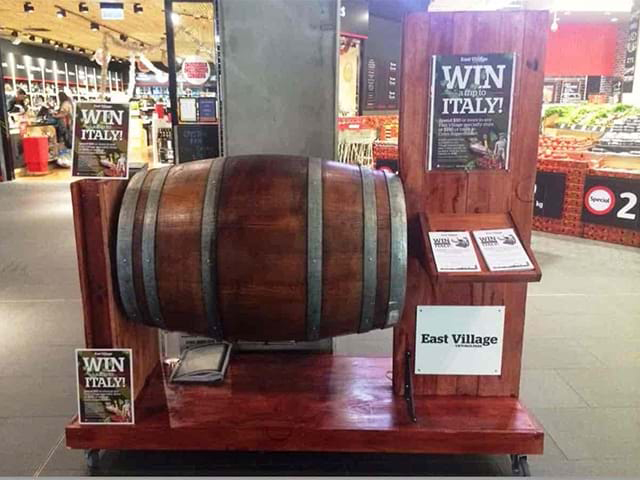 Wine Barrel Competition Entry