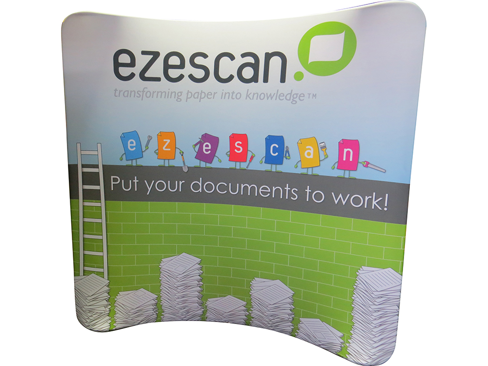 2.3m width curved SuperWall display wall