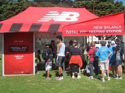 Marquee And Shoe Fitting Station