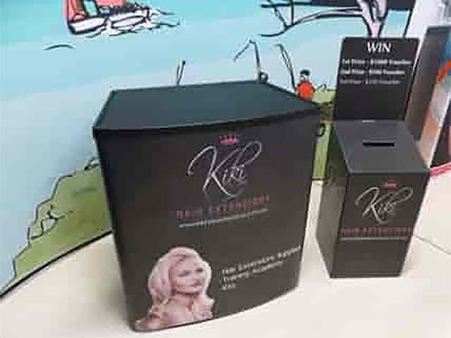 Superlight Sales Table and Entry Box