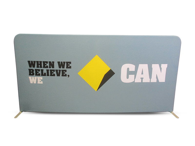 3m straight shopping centre pop-up display