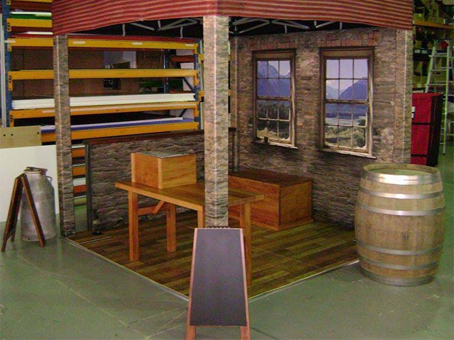 Marquee With Barrels