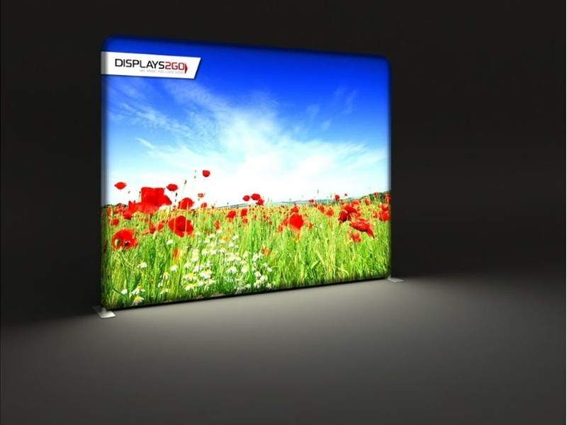 3m wide portable lightbox wall