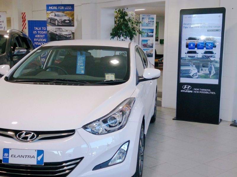 Car Showroom Digital Kiosk