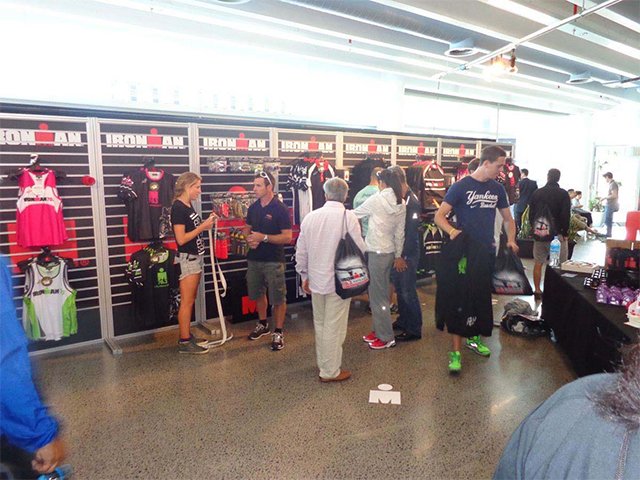 Merchandise Tent At Ironman Event