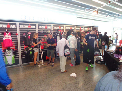 Merchandise Tent At Ironman Event