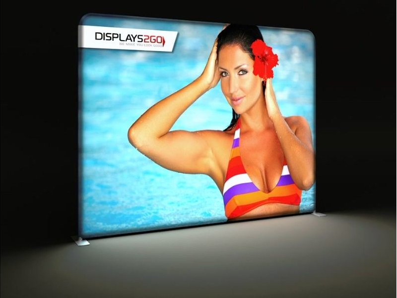 3m wide portable lightbox wall