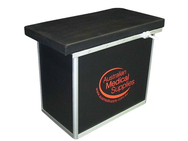 Aluminium Frame Table with Padded Cushion and Sliding Handle