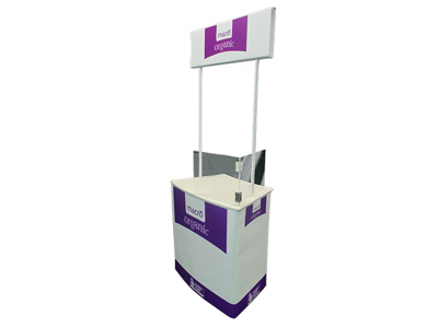 Demo Table with Splash Guard