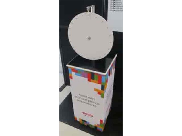 Game Wheel on Plinth Stand