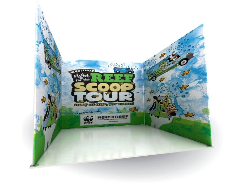 3 x SuperWalls for 3x3m exhibition booth