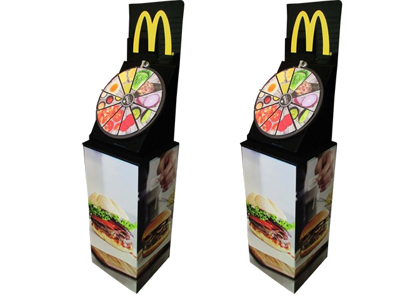 Plinth And Prize Wheel