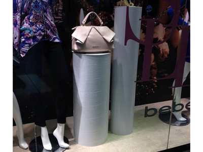 Round Plinth Window Display